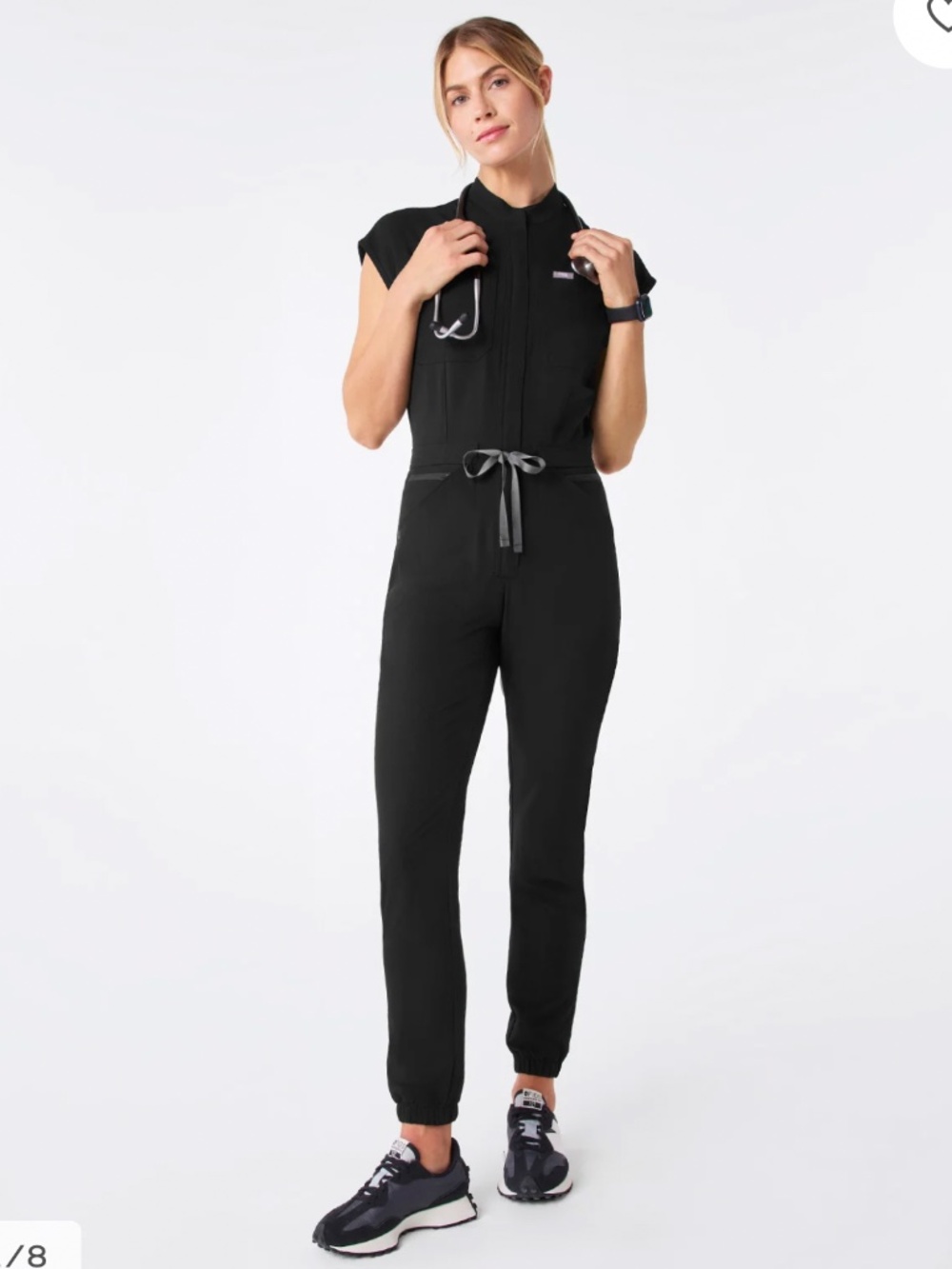 NWOT Figs scrubs jumpsuit XS black